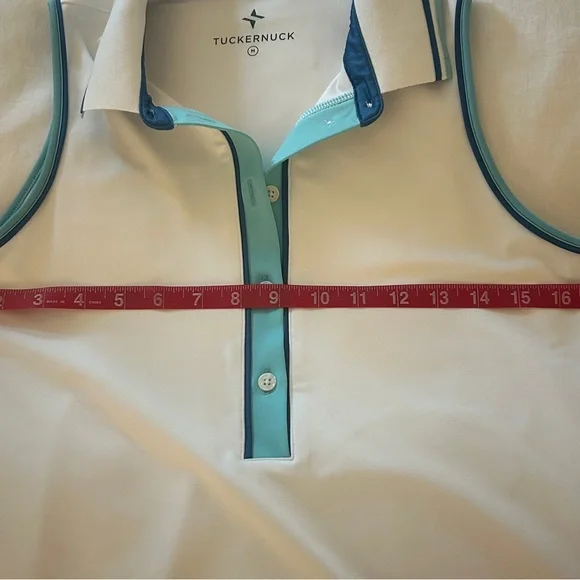 Tuckernuck White Polo Dress with Blue Trim - Picture 5 of 5